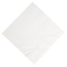 Wegwerp witte composteerbare lunchservetten - 3-laags - 400 x 400 - Pak van 1000 - FourniResto