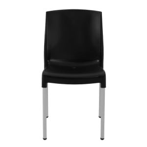 Stapelbare bistrostoelen zwart - Set van 4 - Bolero