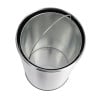 Stainless Steel Open Dome Bin - 40L - Bolero