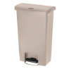 Prullenbak met pedaal Slim Jim Beige - 50L - Rubbermaid