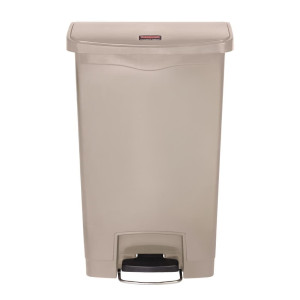 Prullenbak met pedaal Slim Jim Beige - 50L - Rubbermaid