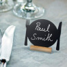 Table silhouette chalkboard plate - Set of 3 - Securit - Fourniresto