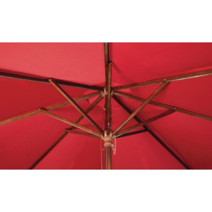 Parasol Rond Rouge - 2,5 m - Bolero