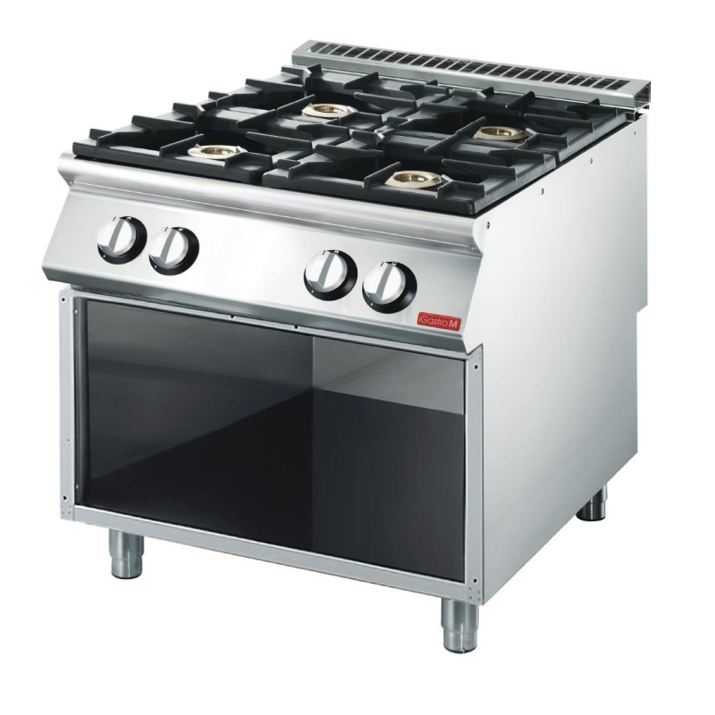Fornuis Gas 4 Sterke Vlammen 700 - Gastro M Fornuis Gas 4 Sterke Vlammen 700 - Gastro M