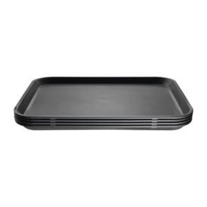 Rechthoekige antislip dienblad 458x356mm - Olympia KRISTALLON - Fourniresto
