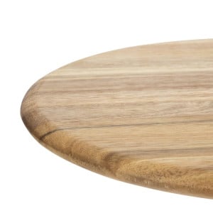 Ronde acaciahouten plank 330mm - Olympia - Fourniresto