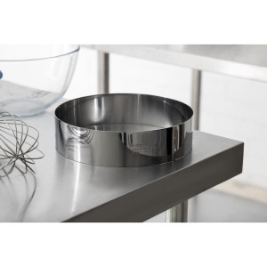 Cercle à mousse inox 240 x 60mm - De Buyer - Fourniresto