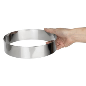 Edelstahl-Mousse-Ring 200 x 45mm - De Buyer - Fourniresto