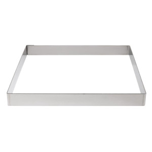 Cercle À Tarte Carré en Inox - L 200 x P 200mm- De Buyer