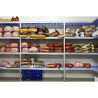 Modular Shelving in Corner 4 Levels - W 849 x D 400mm - Tournus