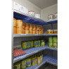 Modular Shelving in Corner 4 Levels - W 1453 x D 400mm - Tournus