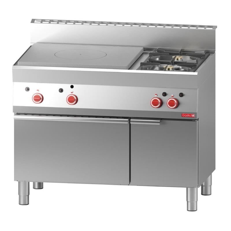 Plaque Coup De Feu Gas 650 en 2 Sterke Vuren Op Gasoven en Gesloten Kast 650 - Gastro M Plaque Coup De Feu Gas 650 en 2 Sterke Vuren Op Gasoven en Gesloten Kast 650 - Gastro M