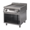 Gasgrill 700 mit halb glatter, halb gerillter Platte - Gastro M - Fourniresto