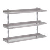 Stainless Steel Wall Shelf Without Brackets W 1000 x D 400mm - Gastro M