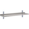 Stainless Steel Wall Shelf Without Brackets W 1000 x D 400mm - Gastro M