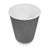 Anthracite cups 225ml - Pack of 25 - Fiesta - Fourniresto