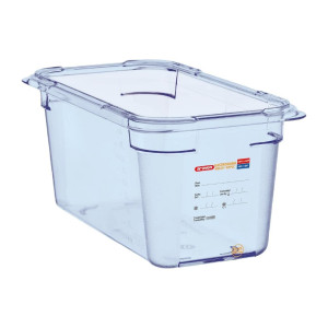 Blaue luftdichte Box ABS GN1/3 150mm - Araven - Fourniresto