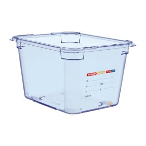 Blauwe luchtdichte container - GN 1/2 200 mm - Araven - Fourniresto