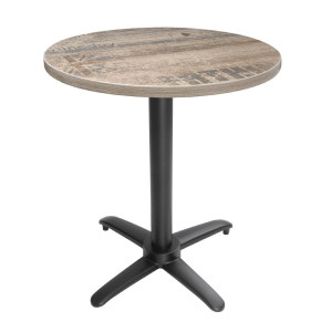 Pied de Table Basculant en Aluminium Noir - L 480mm  - Bolero