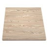 Square Light Wood Effect Table Top - 700 mm - Bolero