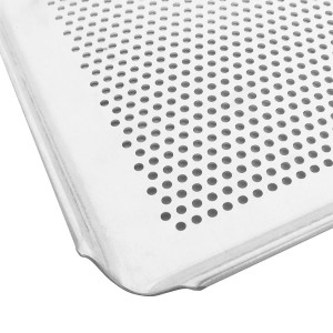 Perforiertes Aluminium-Backblech - L 600 x B 400 mm - Schneider