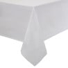 Nappe blanche bande de satin 1370 x 1370mm - Mitre Luxury - Fourniresto