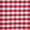 Red checkered polyester napkins - Set of 10 - Mitre Essentials - Fourniresto