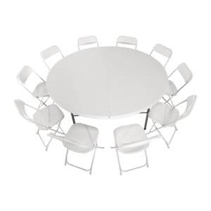 Opklapbare ronde tafel - Bolero - Fourniresto