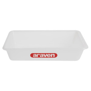 Bac Alimentaire Peu Profond Transparent 300Mm - Araven - Fourniresto