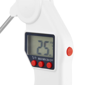 Folding Easytemp White Probe Thermometer - Hygiplas - Fourniresto