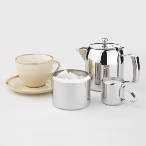 Stainless steel sugar bowl Concorde 285ml - Olympia - Fourniresto