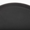 Non-slip round black fiberglass tray 406mm - Olympia KRISTALLON - Fourniresto