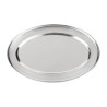 Plat de service ovale inox - 660mm - Olympia - Fourniresto