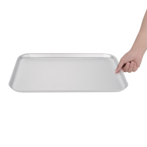 Aluminum Cooking Plate - L 420 x W 305mm - Vogue