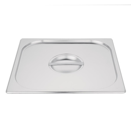 Stainless Steel Lid - GN 2/3 - Vogue - Fourniresto