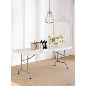 Opvouwbare Tafel met Wit Midden 1,8 m - Bolero