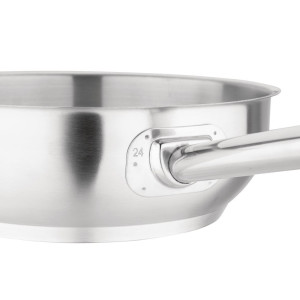 Roestvrijstalen sauteuse - Ø 240 mm - Vogue