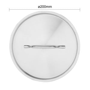 Stainless Steel Lid - Ø 200mm - Vogue