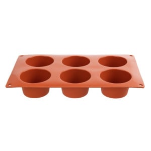 Siliconen Muffinvorm 6 Stuks Formaflex - Pavoni
