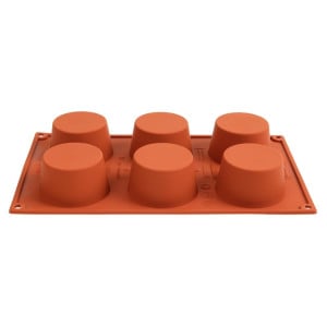 Siliconen Muffinvorm 6 Stuks Formaflex - Pavoni