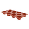 Siliconen 11 mini-muffin vormen Formaflex - Pavoni - Fourniresto