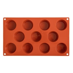 Siliconen 11 mini-muffin vormen Formaflex - Pavoni - Fourniresto