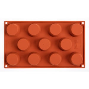 Siliconen 11 mini-muffin vormen Formaflex - Pavoni - Fourniresto