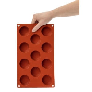 Siliconen 11 mini-muffin vormen Formaflex - Pavoni - Fourniresto