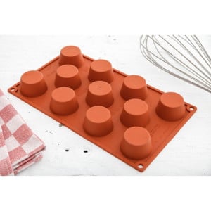 Siliconen 11 mini-muffin vormen Formaflex - Pavoni - Fourniresto