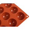 Moule 15 Halve Bollen in Siliconen Formaflex - Pavoni