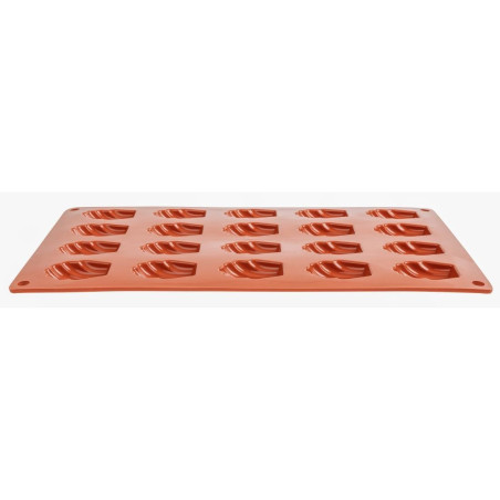 Moule 20 Mini-Madeleines en Silicone Formaflex - GN 1/3 - Pavoni