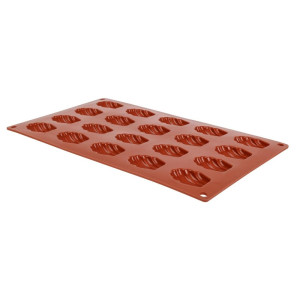 Moule 20 Mini-Madeleines en Silicone Formaflex - GN 1/3 - Pavoni