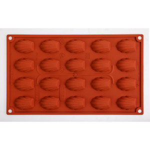 Vorm voor 20 mini-madeleines van siliconen Formaflex - GN 1/3 - Pavoni