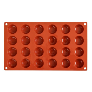 24 Pomponnettes Silicone Mould Formaflex - Pavoni